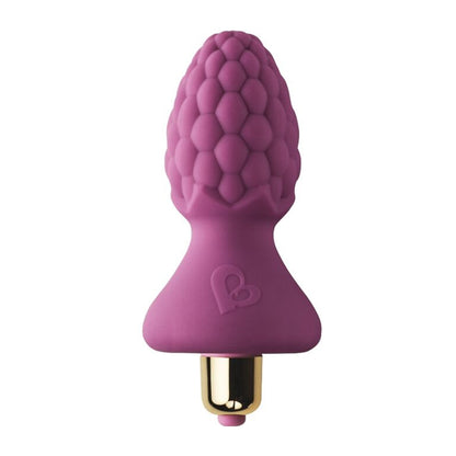 Rocks Off Ass-Berries Raspberry Vibrating Butt Plug