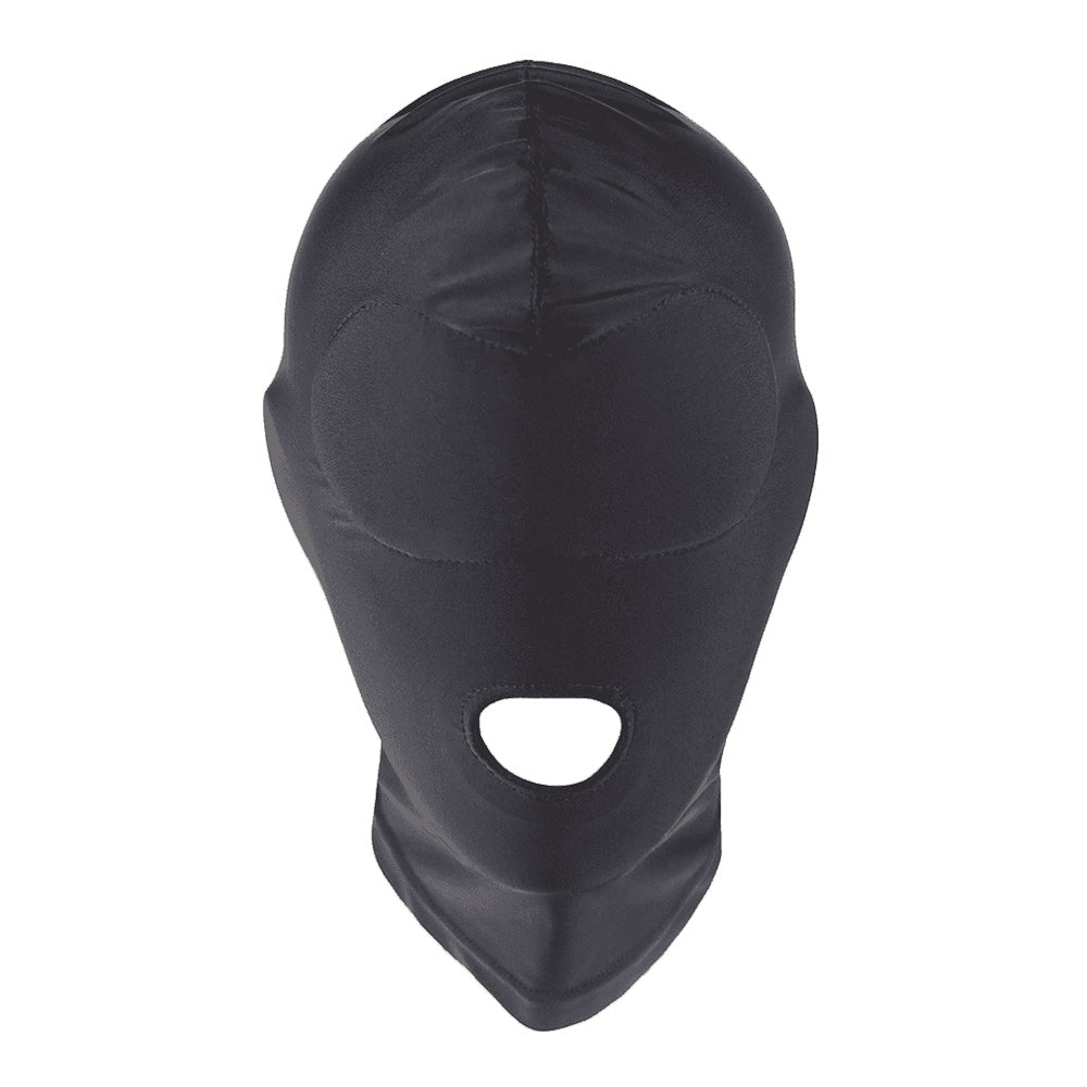 Love in Leather Lycra Closed Eye Open Mouth Hood