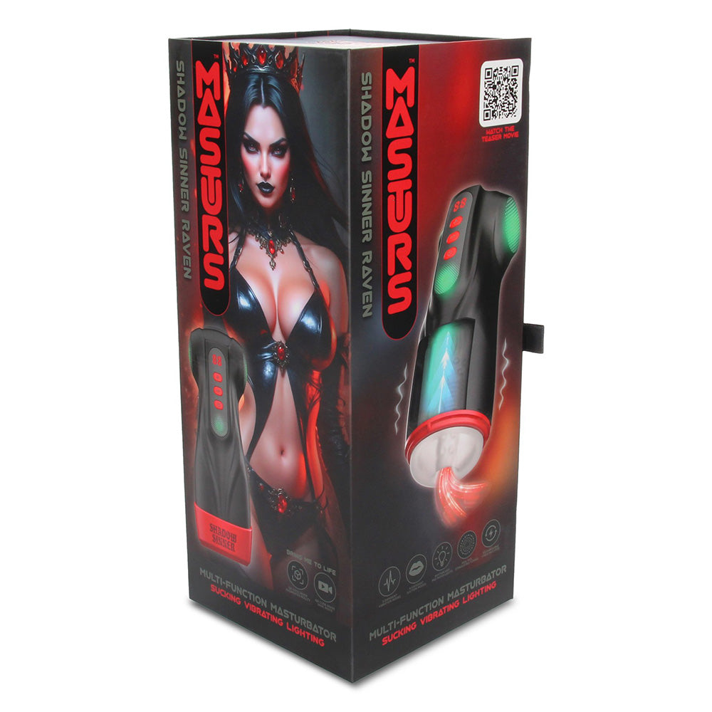 Masturs Shadow Sinner Raven Multi Function Masturbator