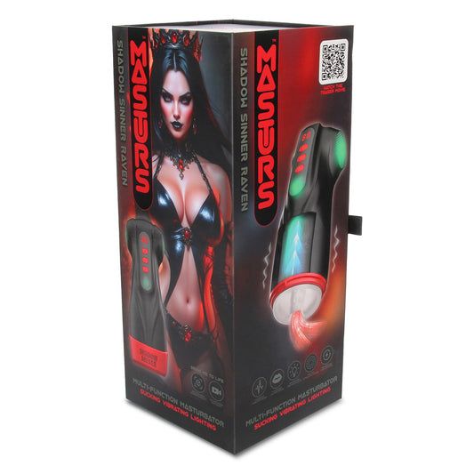 Masturs Shadow Sinner Raven Multi Function Masturbator