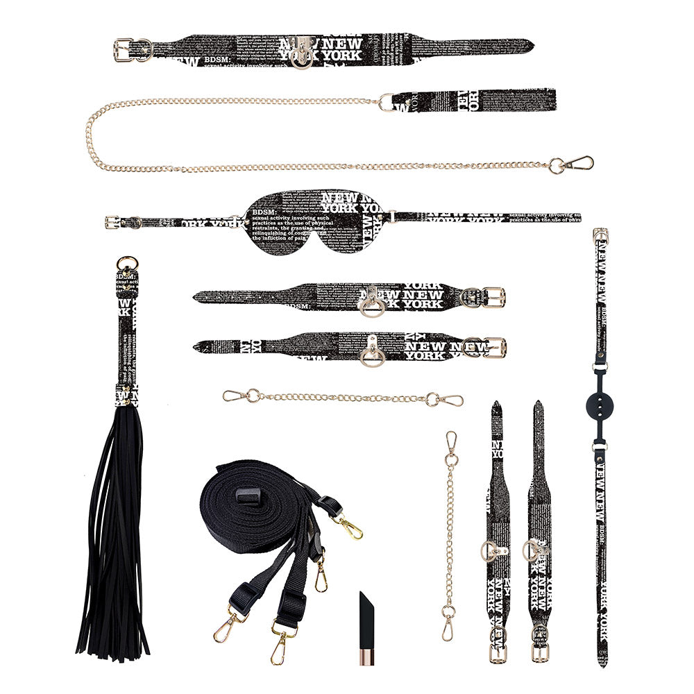 Ouch! New York Collection Bondage Kit with Bag