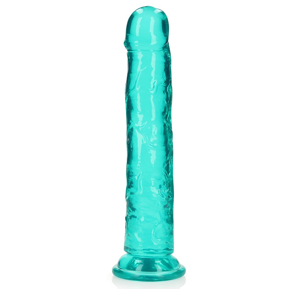 Realrock 10 inch Crystal Clear Realistic Suction Cup Dildo