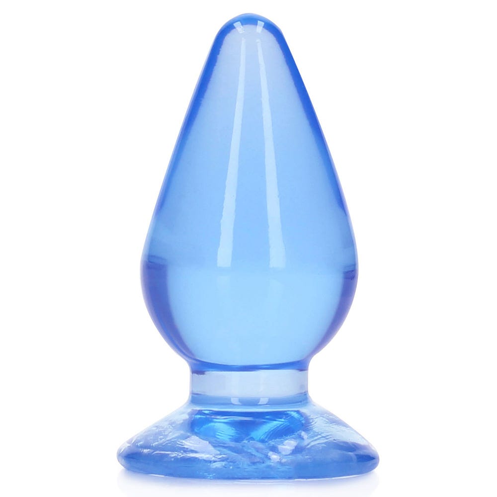 Realrock 4.5 inch Crystal Clear Butt Plug