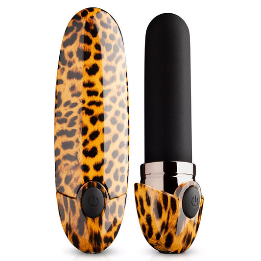 Panthra Asha Leopard-Print USB-Rechargeable Lipstick Vibrator