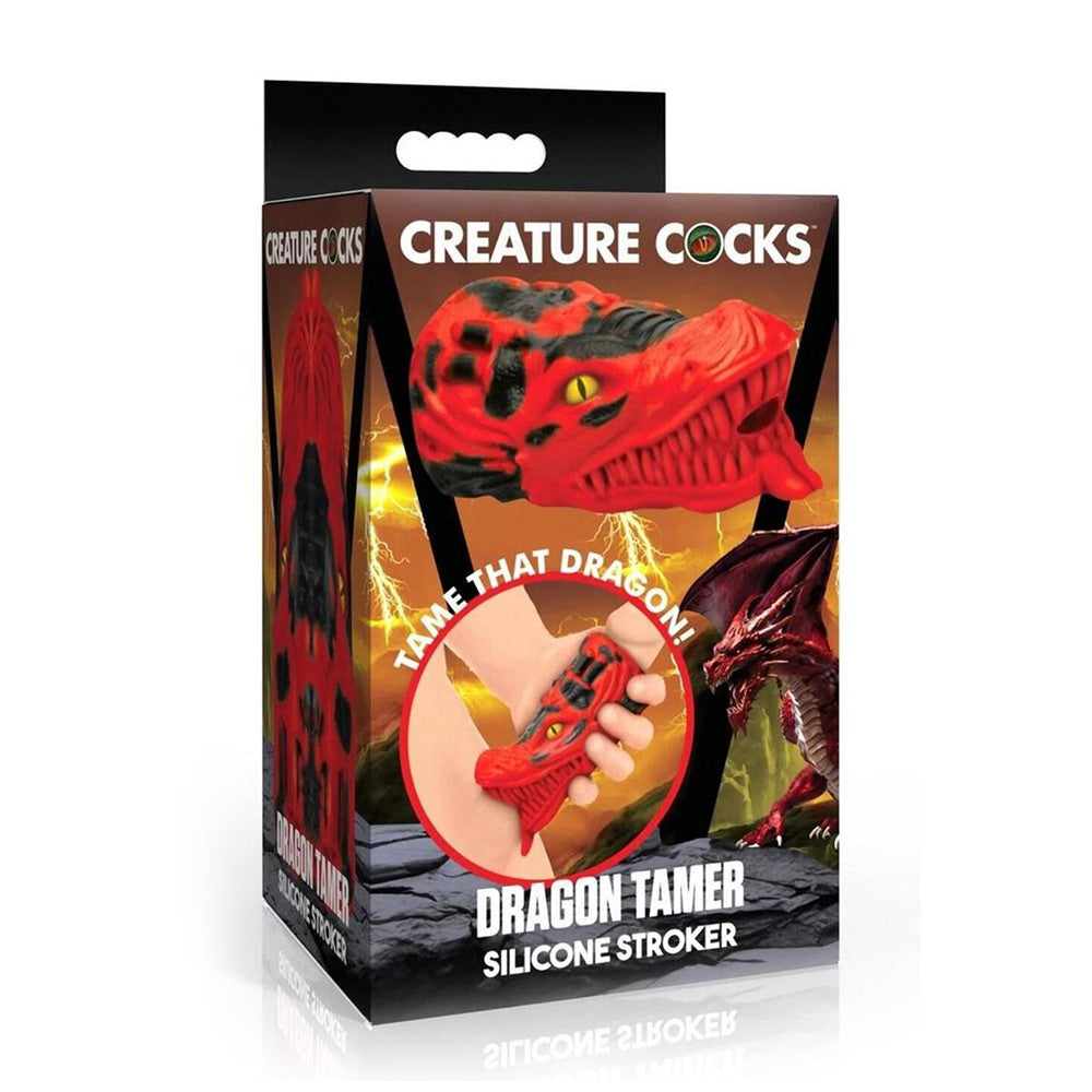 Creature Cocks Red Dragon Tamer Silicone Stroker