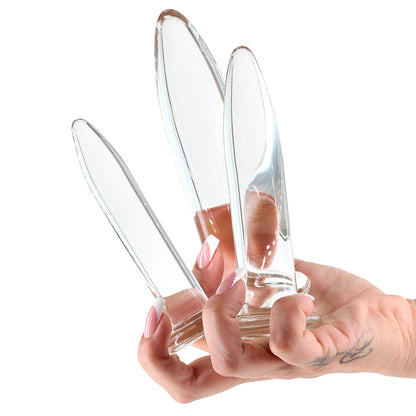 NS Novelties Crystal 3 Piece Dildo Trainer Kit