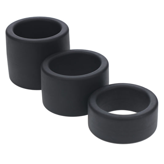 Shots LEVELZ Liquid Silicone Ball Strap Set of 3