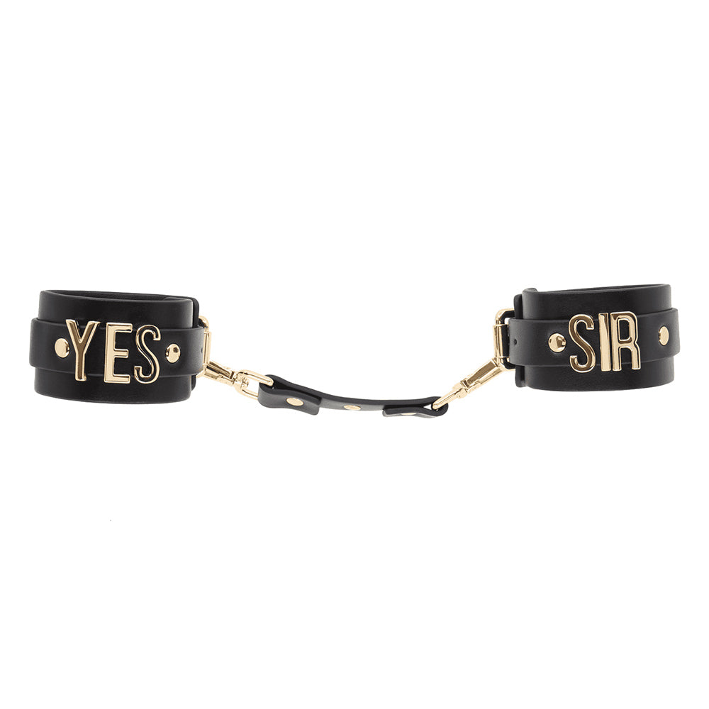 Love In Leather Yes Sir handcuffs