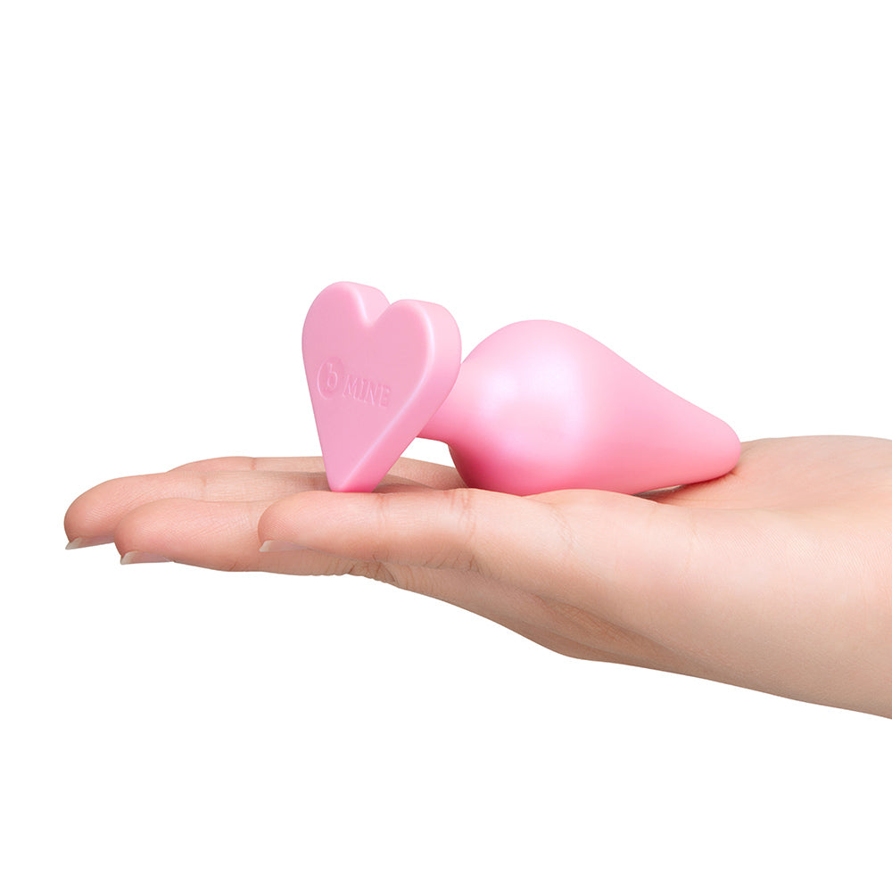 b-Vibe Butties B-Mine Heart Base Butt Plug