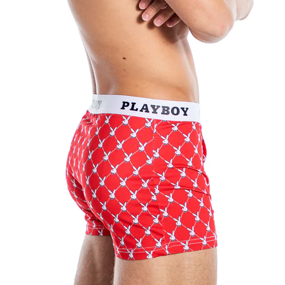 Playboy Mens Argyle Boxer Briefs
