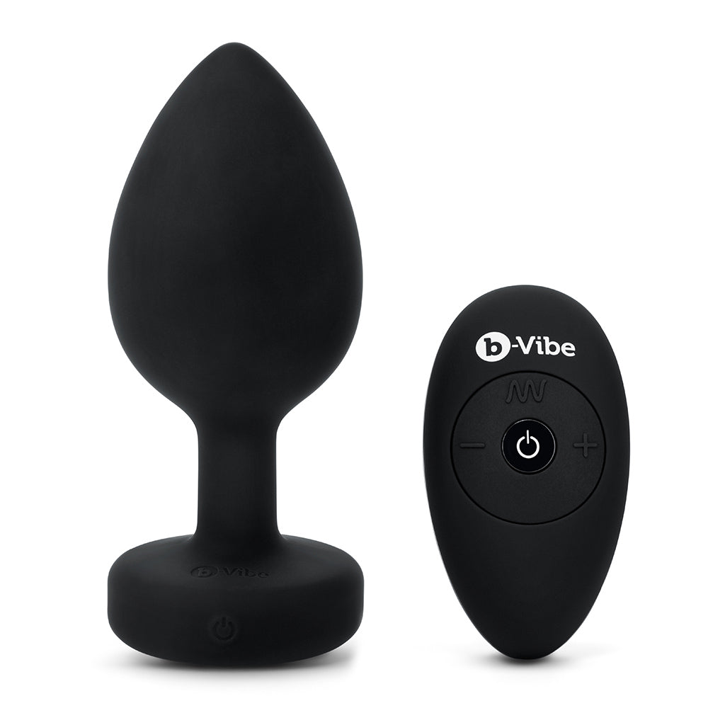 B-Vibe Vibrating Jewel Butt Plug - XXL