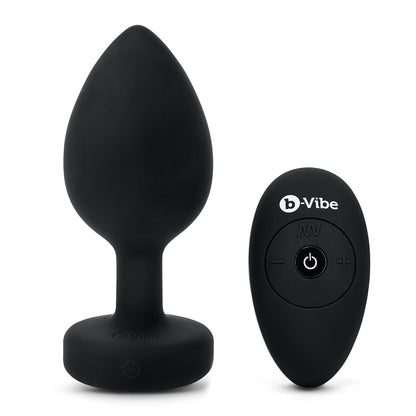 B-Vibe Vibrating Jewel Butt Plug - XXL