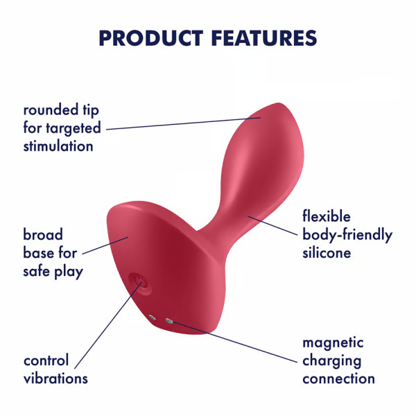 Satisfyer Backdoor Lover Vibrating Butt Plug