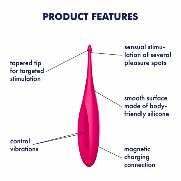 Satisfyer Twirling Fun Tip Pinpoint Vibrator
