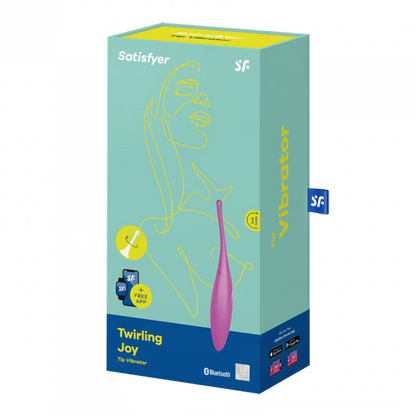 Satisfyer Twirling Joy Tip Pinpoint Vibrator with App Control