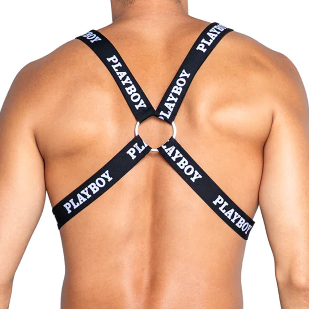 Playboy Mens Dark Room Upper Body Harness