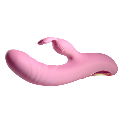 Playboy Pleasure Rub Me Right Thrusting Rabbit Vibrator
