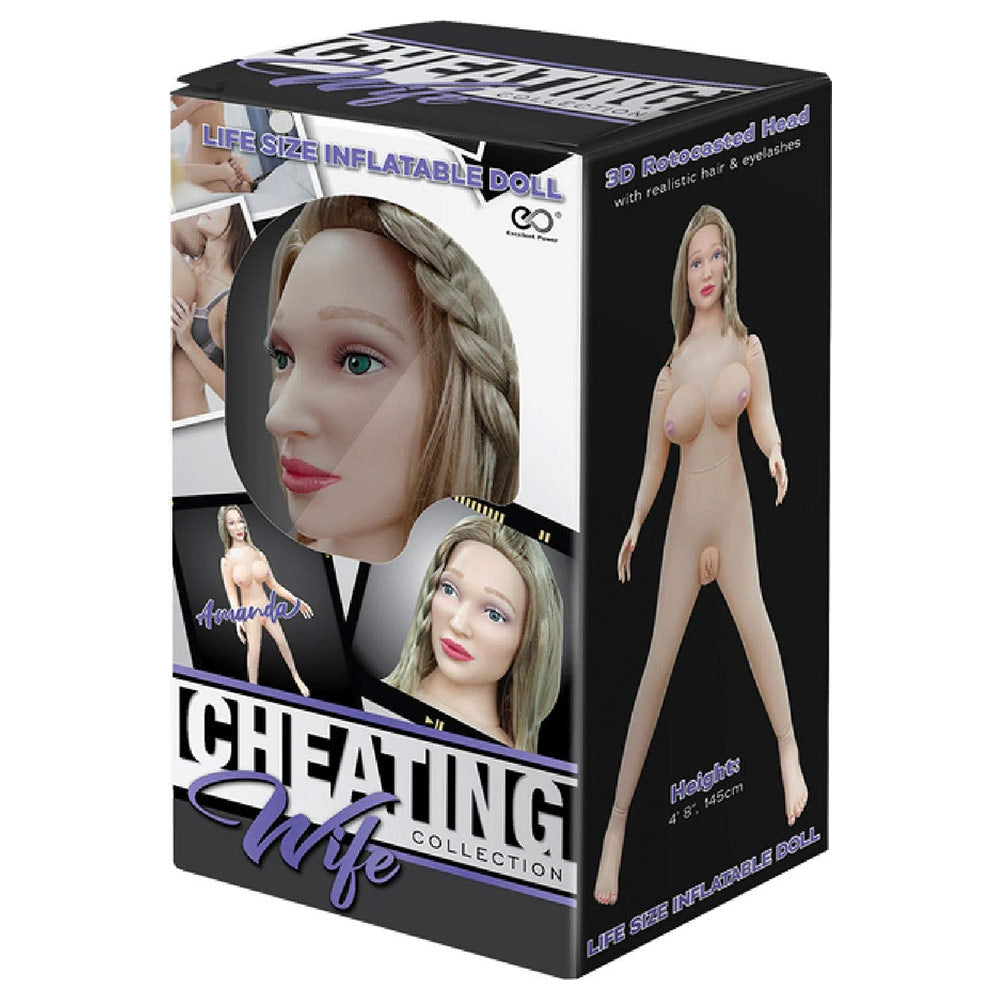 Excellent Power Amanda Cheating Wife Life Size Inflatable Sex Doll