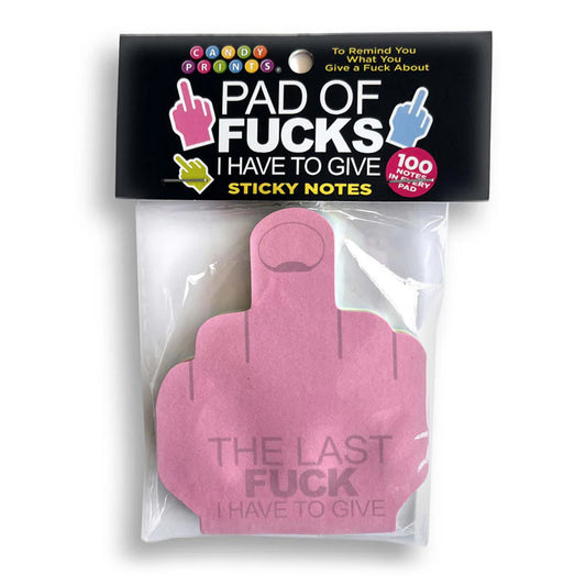 Little Genie Last Fuck I Have To Give Sticky Notes