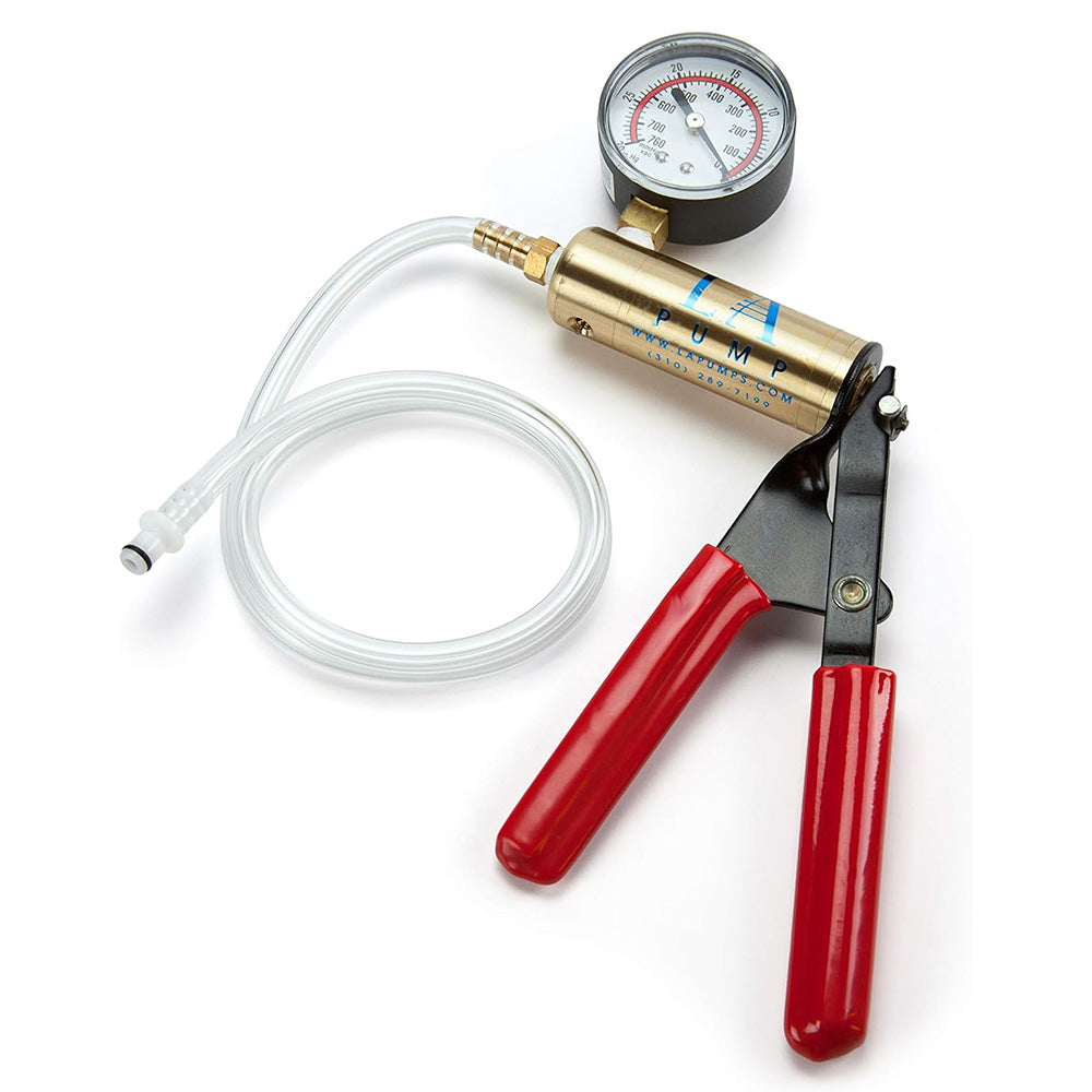 LA Pump Deluxe Hand Pump With PSI Gauge