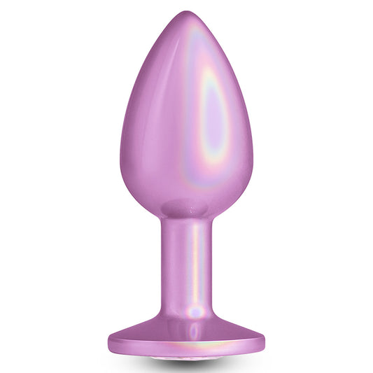 NS Novelties Rear Assets Iridescent Pink Butt Plug - Small