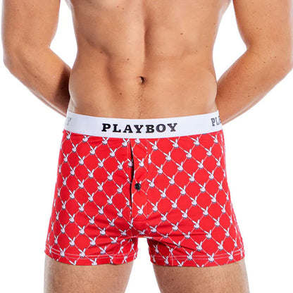 Playboy Mens Argyle Boxer Briefs
