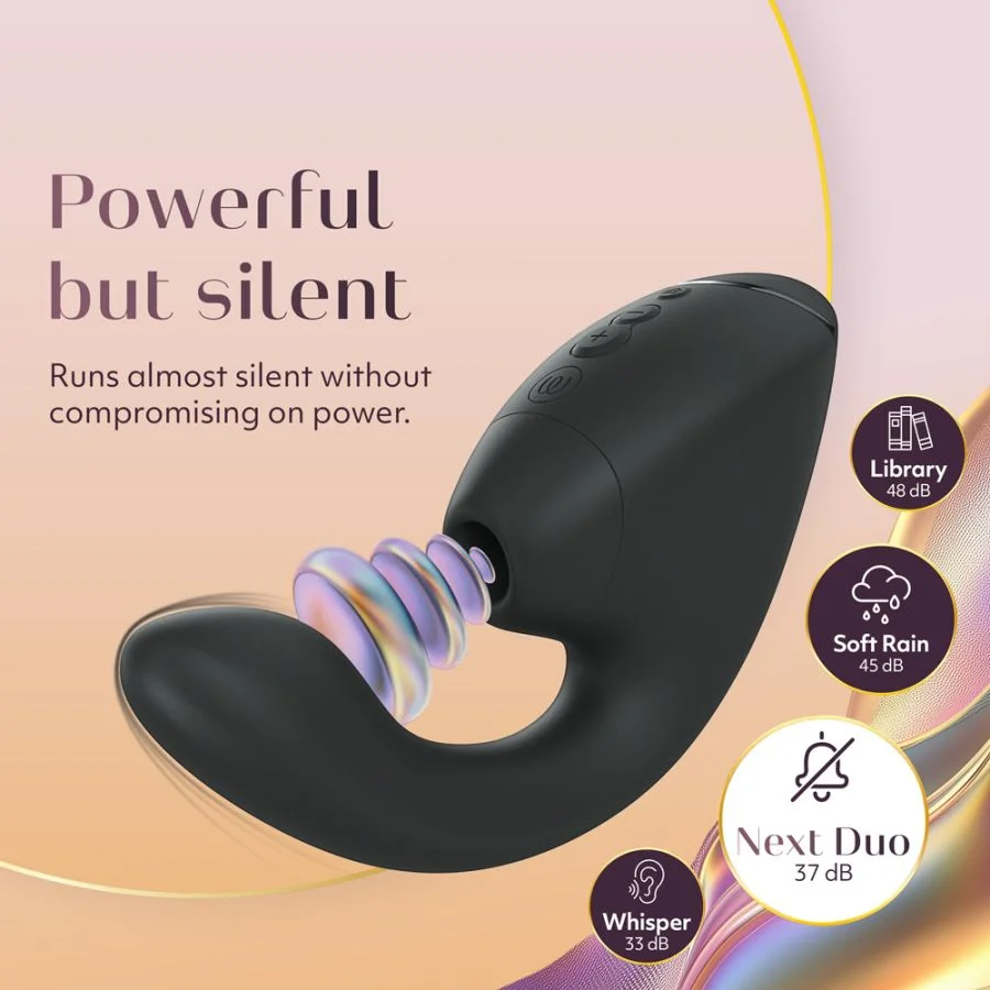 Womanizer Next Duo Air Pulse Rabbit Vibrator