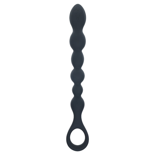 Shots LEVELZ Beaded Snake Silicone Anal Probe with Loop Handle