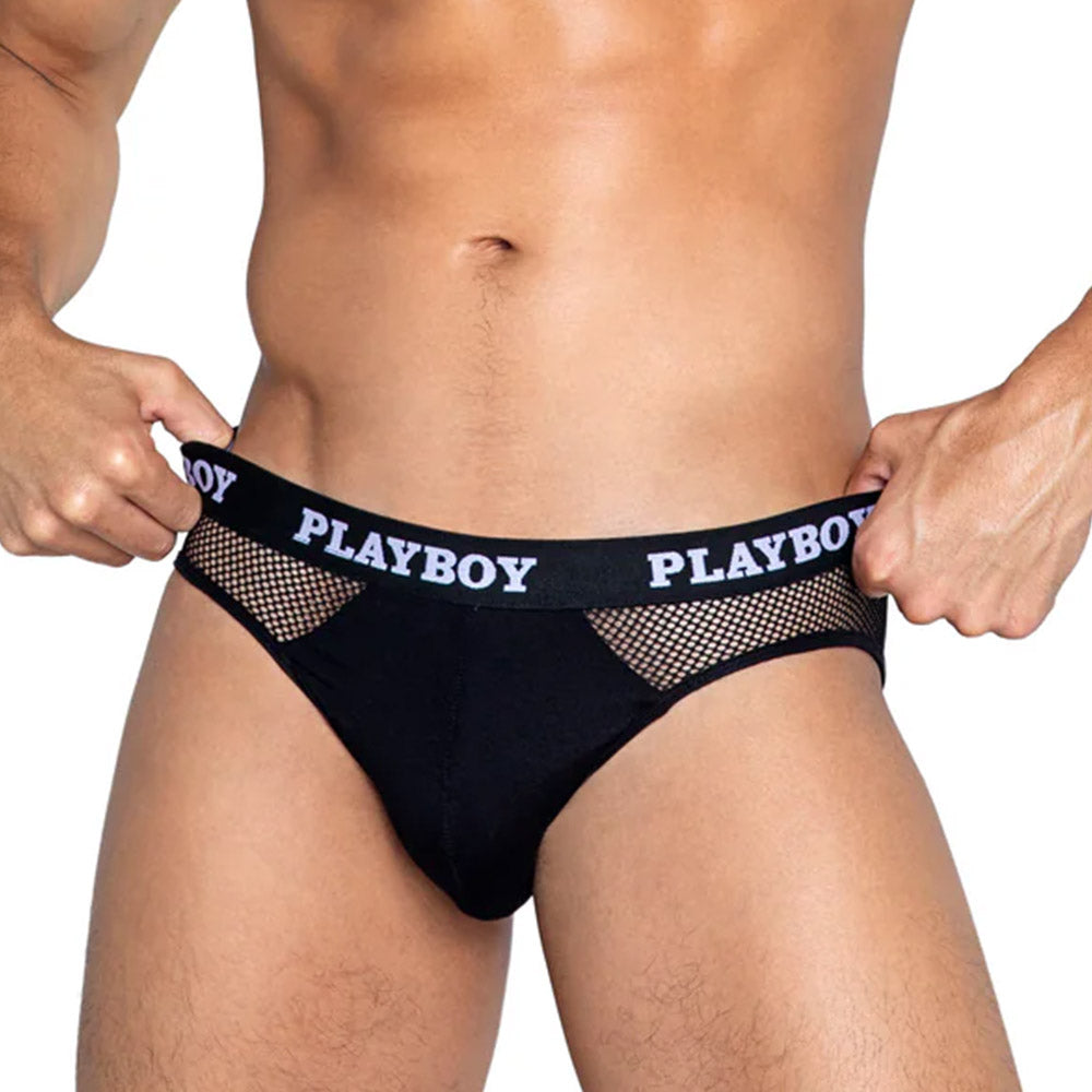 Playboy Mens Dark Room Briefs