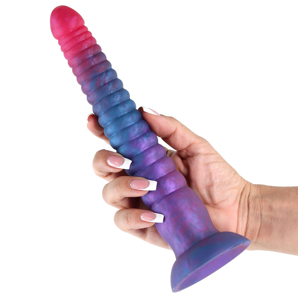 NS Novelties Colours Stacked 9 Inch Suction Cup Dildo