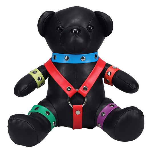 Shots Toys Bear Bondage Rainbow Harness