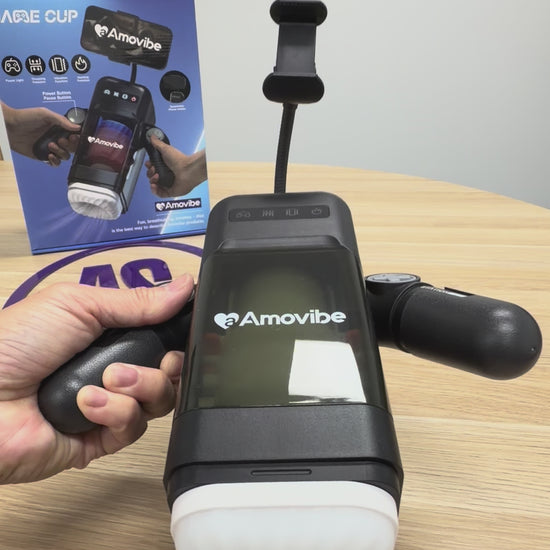 Amovibe Game Cup Auto Thrusting, Vibrating & Warming Masturbator