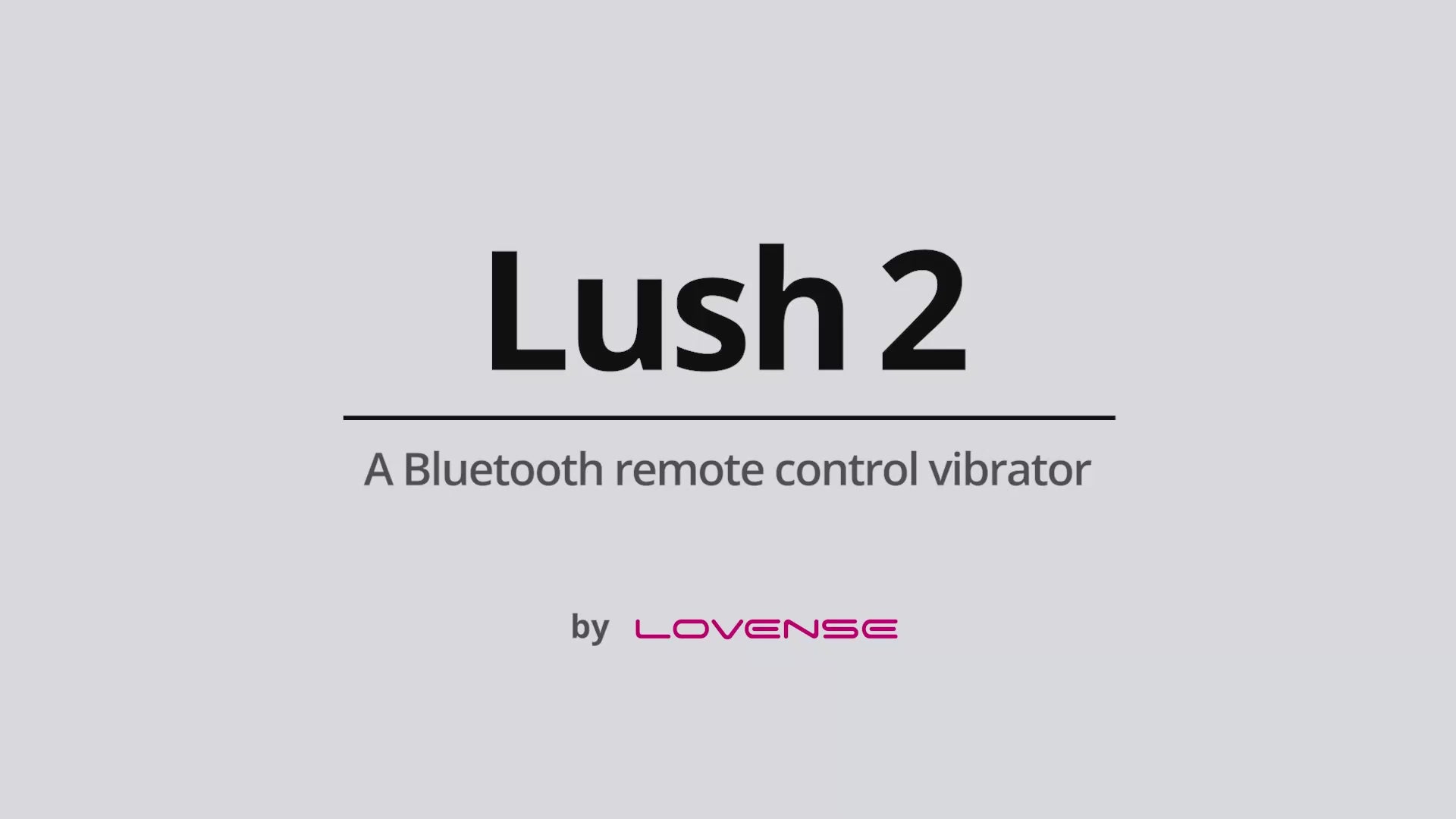 Lovense Lush 2 Remote Controlled Egg