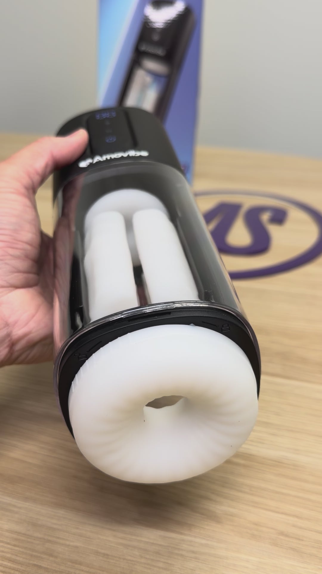 Amovibe Coco Auto Rubbing, Vibrating & Heating Masturbator