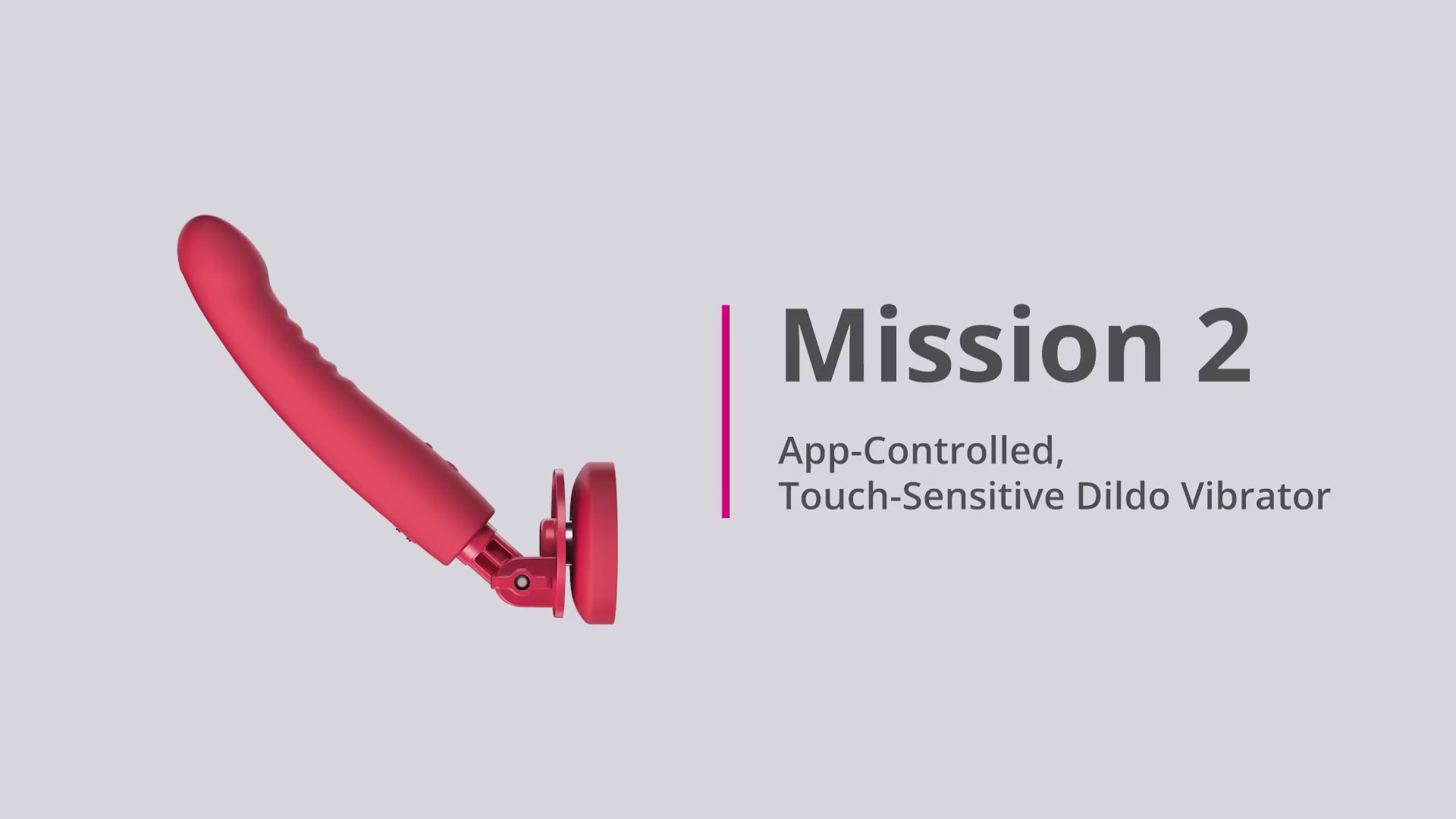 Lovense Mission 2 Touch-Sensitive Dildo Vibrator
