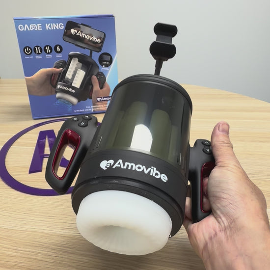Amovibe Game King Auto Rubbing, Vibrating & Warming Masturbator