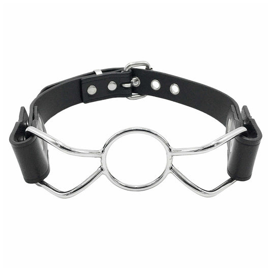 Triune Spider Mouth Gag With Leather Strap