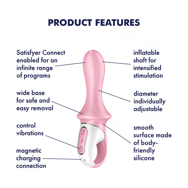 Satisfyer Air Pump Booty 5+ Air Pulse Vibrator