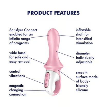Satisfyer Air Pump Booty 5+ Air Pulse Vibrator