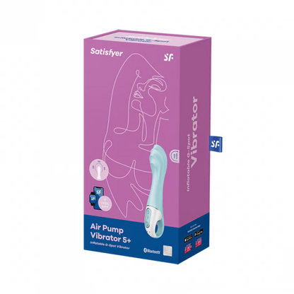 Satisfyer Air Pump Vibrator 5+ Rechargeable Inflatable G-Spot Vibrator