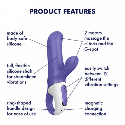 Satisfyer Magic Bunny Ring Handle Rabbit Vibrator