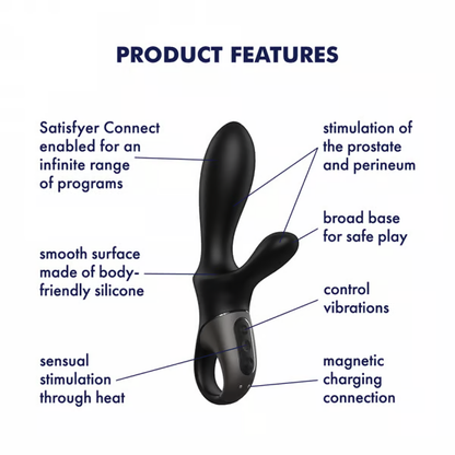 Satisfyer Heat Climax+ Warming Prostate Vibrator