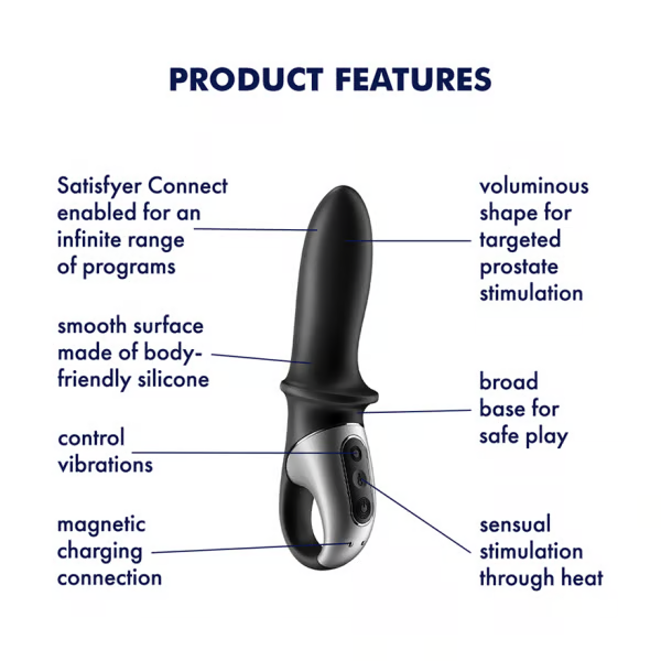 Satisfyer Heat Passion Warming Anal Vibrator