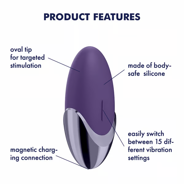 Satisfyer Purple Pleasure Lay-On Vibrator
