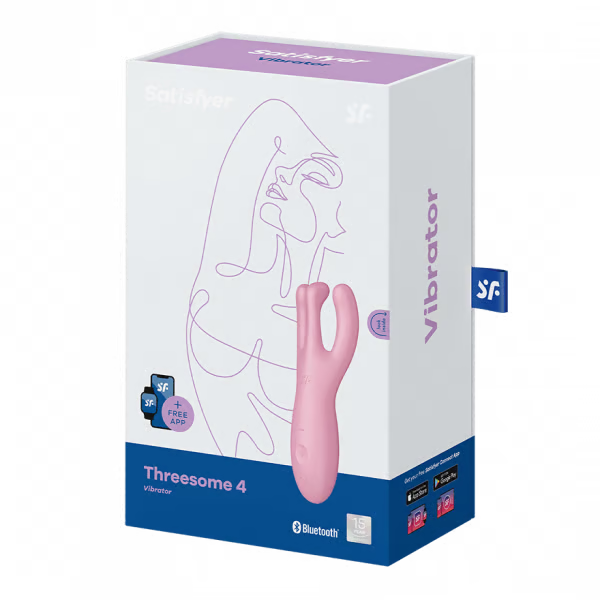 Satisfyer Threesome 4 App-Controlled Lay-On Vibrator