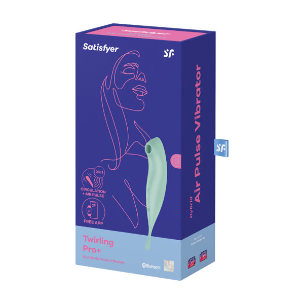 Satisfyer Twirling Pro+ Hybrid Air-Pulse Clitoral Stimulator