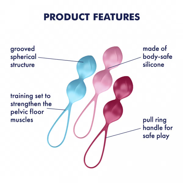 Satisfyer V Balls Kegel Training Set