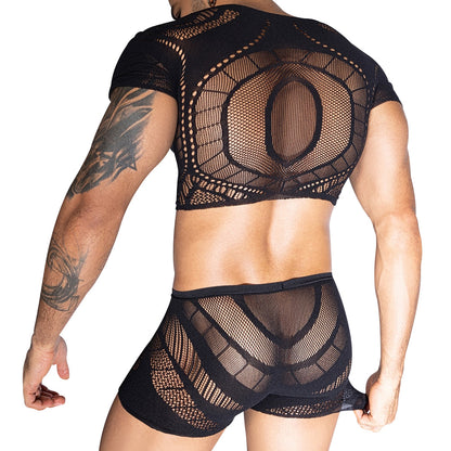 Love In Leather Eye Top & Short Set