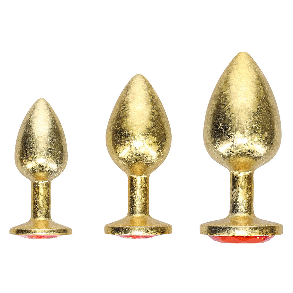 Shots Ouch! Milan Collection Metal Anal Plug Set