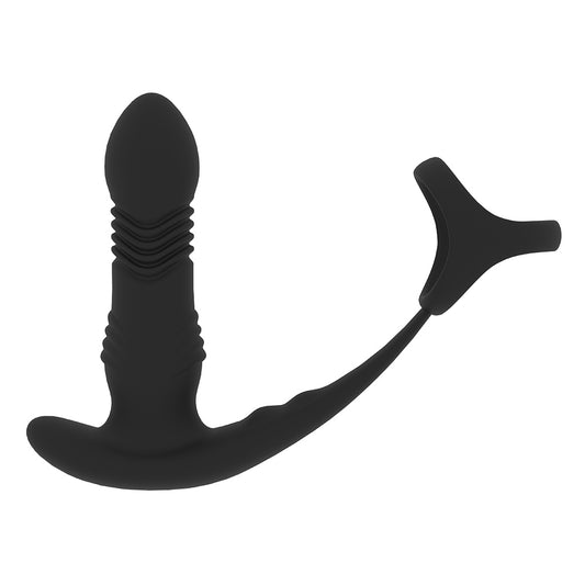 Shots LEVELZ Vibrating & Thrusting Prostate Massager with Tri O Cock Ring